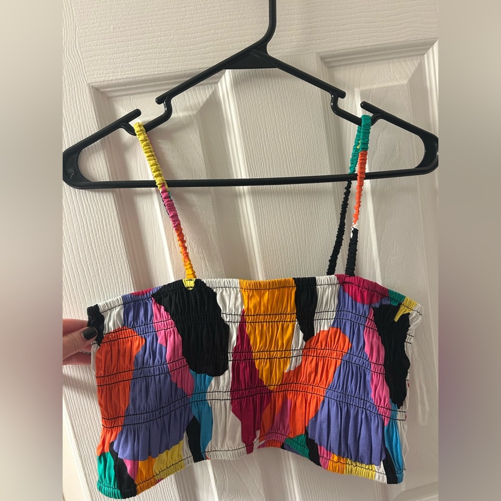 Multicolor crop top